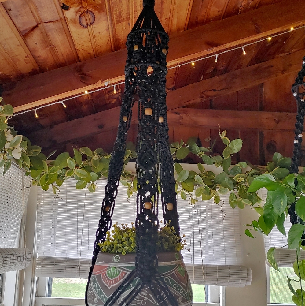 Handcrafted Macrame Birdcage Plant Hanger